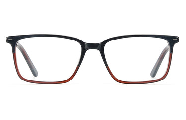 Men Access Eyeglasses: Lyon Brown/Black - SpecSMART Eye Clinic (Front View)
